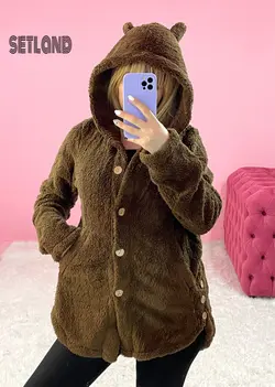 سویشرت تدی گوش دار