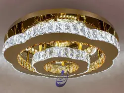 لوستر کریستالی سقفی طرح بیتا | فروشگاه شب نشان