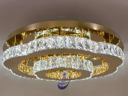 لوستر کریستالی سقفی طرح بیتا | فروشگاه شب نشان