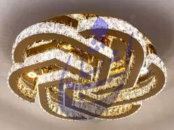 لوستر کریستالی سقفی طرح پارمیدا | فروشگاه شب نشان