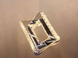 لوستر کریستالی مکعبی(طرح زمرد) | فروشگاه شب نشان