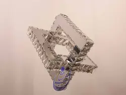 لوستر کریستالی مکعبی(طرح زمرد) | فروشگاه شب نشان