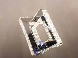 لوستر کریستالی مکعبی(طرح زمرد) | فروشگاه شب نشان