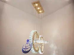 لوستر کریستالی طرح النا | فروشگاه شب نشان
