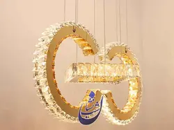 لوستر کریستالی طرح النا | فروشگاه شب نشان