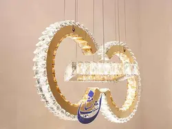 لوستر کریستالی طرح النا | فروشگاه شب نشان