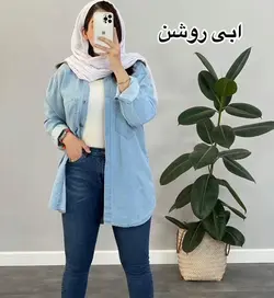 مانتو جین کاغذی کد:445