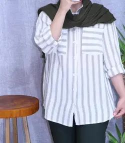 مانتو راه راه کد:438