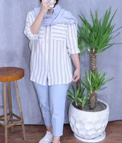 مانتو راه راه کد:438