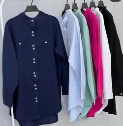 مانتو دکمه دار کد:419