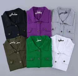 مانتو دکمه دار کد:412