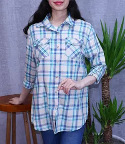 مانتو چهارخونه کد:387