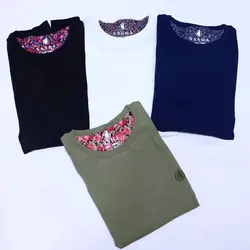 بلوز دورس ساده یقه گرد کد: 525 - بوتیک شقایق