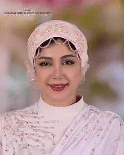 خرید آنلاین توربان مجلسی کد 1957 | مزون شقایق تفرشی