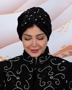 خرید آنلاین توربان مجلسی کد 1989 | مزون شقایق تفرشی