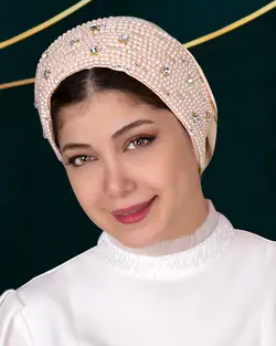 خرید آنلاین توربان مجلسی کد 1988 | مزون شقایق تفرشی