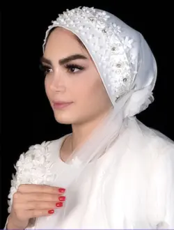 خرید آنلاین توربان مجلسی کد 1989 | مزون شقایق تفرشی