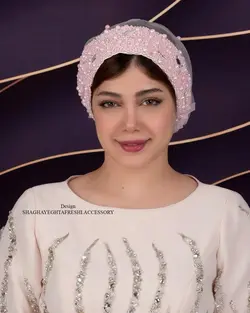 خرید آنلاین توربان مجلسی کد 2008 | مزون شقایق تفرشی