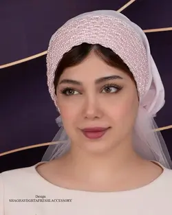 خرید آنلاین توربان مجلسی کد 2001 | مزون شقایق تفرشی