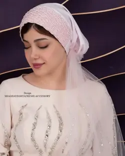 خرید آنلاین توربان مجلسی کد 2001 | مزون شقایق تفرشی