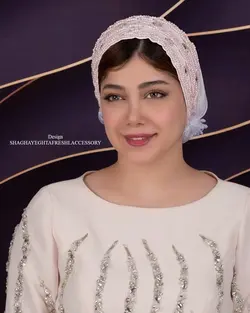 خرید آنلاین توربان مجلسی کد 1998 | مزون شقایق تفرشی