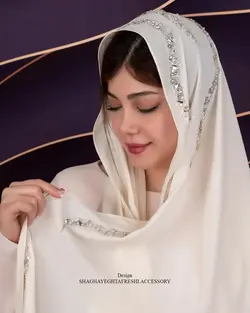 خرید آنلاین توربان مجلسی کد 1997 | مزون شقایق تفرشی