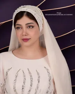 خرید آنلاین توربان مجلسی کد 1994 | مزون شقایق تفرشی