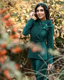 ست شومیز و شلوار کد 1184 | مزون شقایق تفرشی