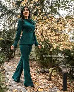 ست شومیز و شلوار کد 1184 | مزون شقایق تفرشی