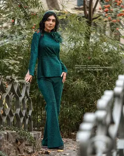 ست شومیز و شلوار کد 1184 | مزون شقایق تفرشی