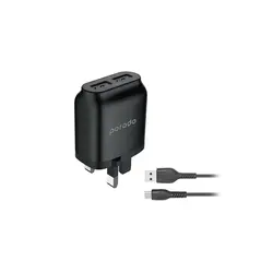 شارژر دیواری پرودو مدل PD-0203TU2-BK