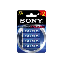 باتری قلمی سونی مدل STAMINA PLUS بسته 6 عددی
