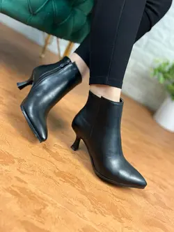 نیمبوت ساق کوتاه پاشنه باریک کد 502