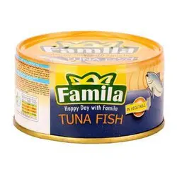 کنسرو ماهی تن در روغن سویا 180 گرمی فامیلا
