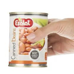 کنسرو لوبیا چیتی در سس گوجه فرنگی اصالت - 380 گرم