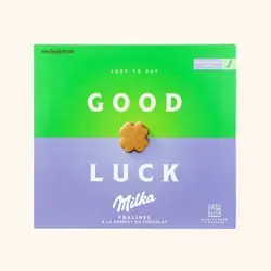 شکلات کادویی میلکا مدل پرالین Good luck