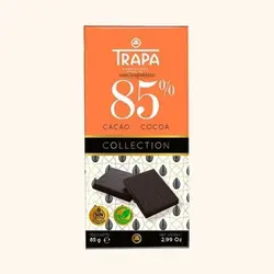 شکلات تلخ تراپا 85 درصد بدون گلوتن