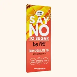شکلات تلخ 70% اسمارت فورمولا با تکه های کریسپی انبه