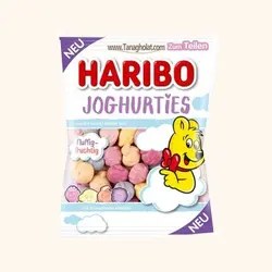 پاستیل 175 گرمی  Haribo joghurties- پاستیل هاریبو ماست
