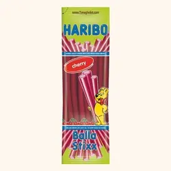 پاستیل HARIBO balla stixx cherry - مدل شلنگی با طعم گیلاس