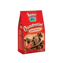 ویفر Loacker Quadratini فندقی