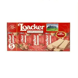 ویفر Loacker Napolitaner 4+1
