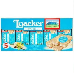 ویفر Loacker Vanille 4+1