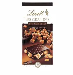 شکلات Lindt تلخ فندقی