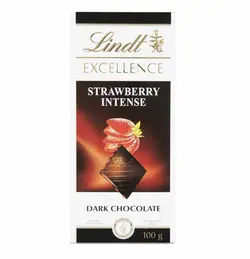 شکلات Lindt تلخ باطعم توت فرنگی