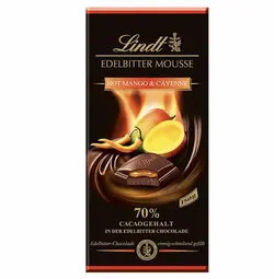 شکلات Lindt تلخ 70% با طعم انبه تند