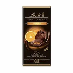 شکلات Lindt تلخ 70% با طعم پرتقال