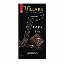 شکلات ViLLARS تلخ 72%