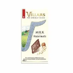 شکلات شیری Villars فندقی