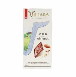 شکلات شیری Villars بادام